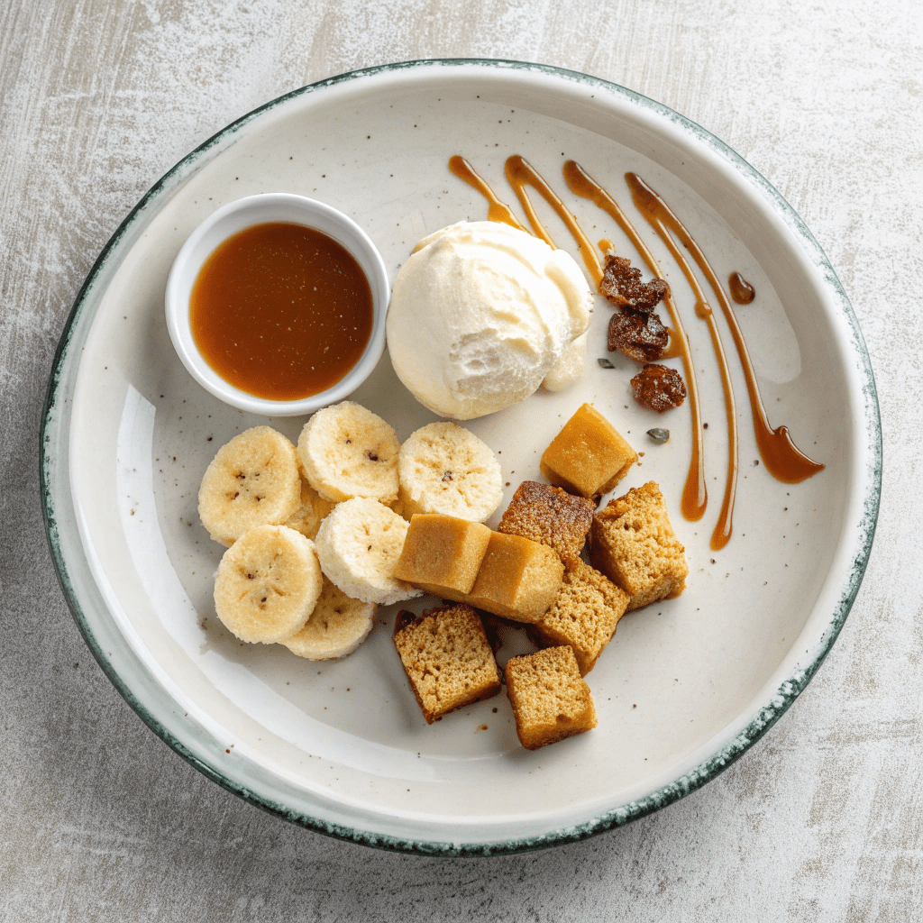 Ingredients for Elegant Banana Bread Trifle