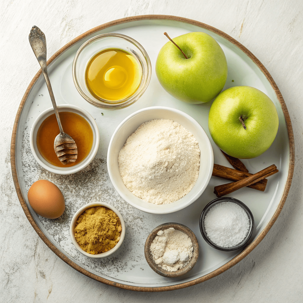 Ingredients for The Perfect Apple Honey Cobbler