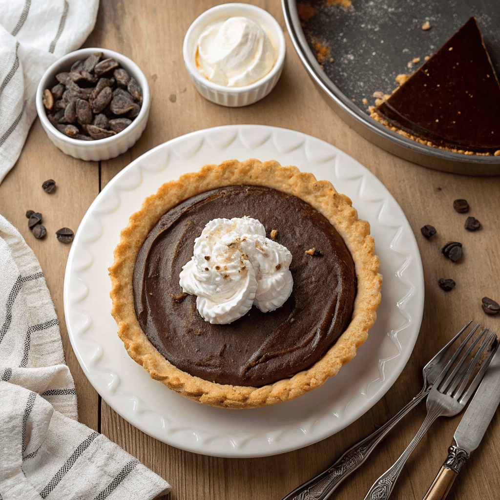 Ingredients for Decadent Chocolate Pudding Pie