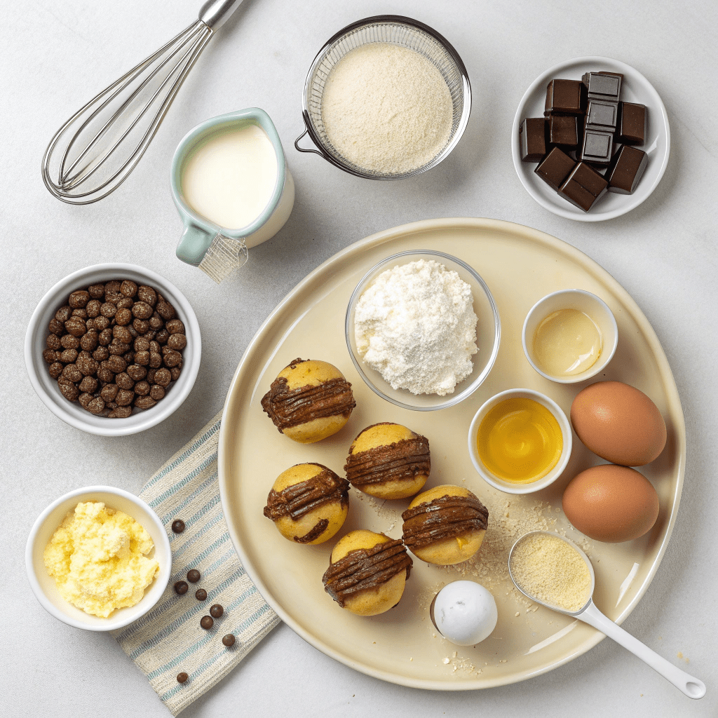 Ingredients for Homemade Eclairs