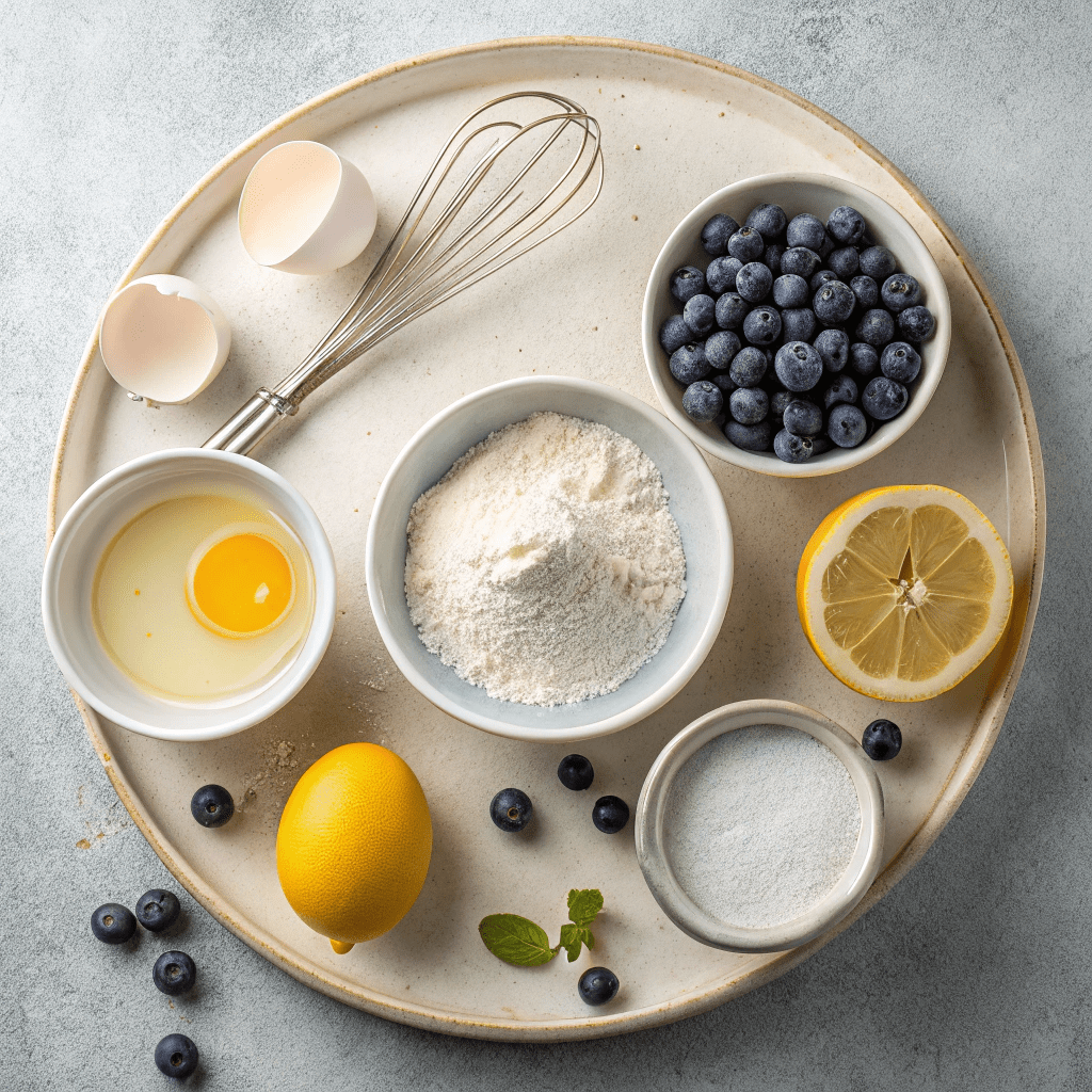 What You'll Need for Bakery-Style Lemon Blueberry Muffins