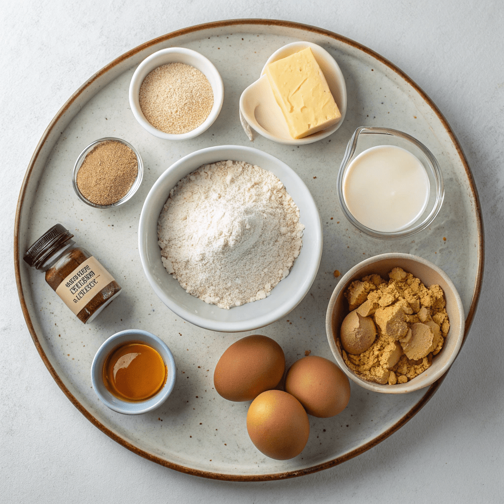 Delicious Ingredients for Bakery-Style Peanut Butter Chocolate Chip Cookies