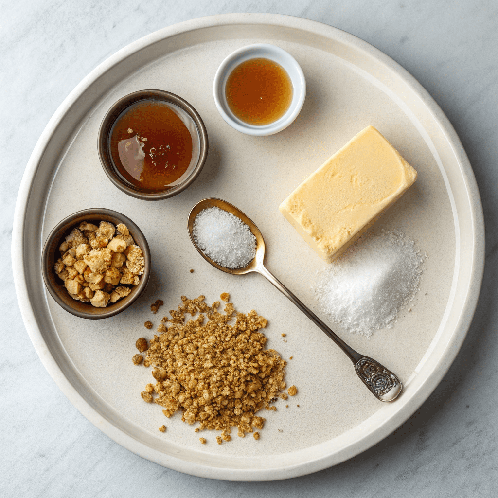Ingredients for Maple Pecan Compound Butter