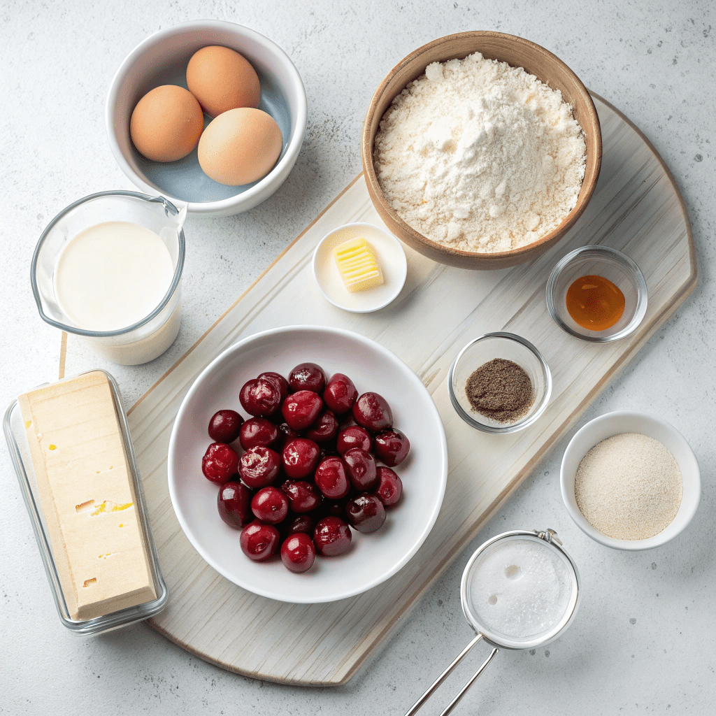What You’ll Need for Cherry Bakewell Steamed Pudding