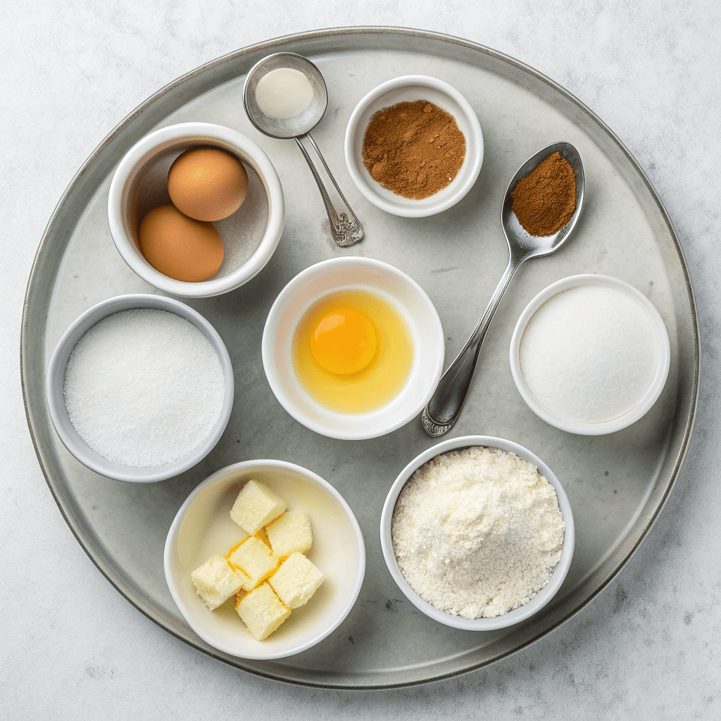Ingredients for Salted Caramel Swiss Meringue Buttercream