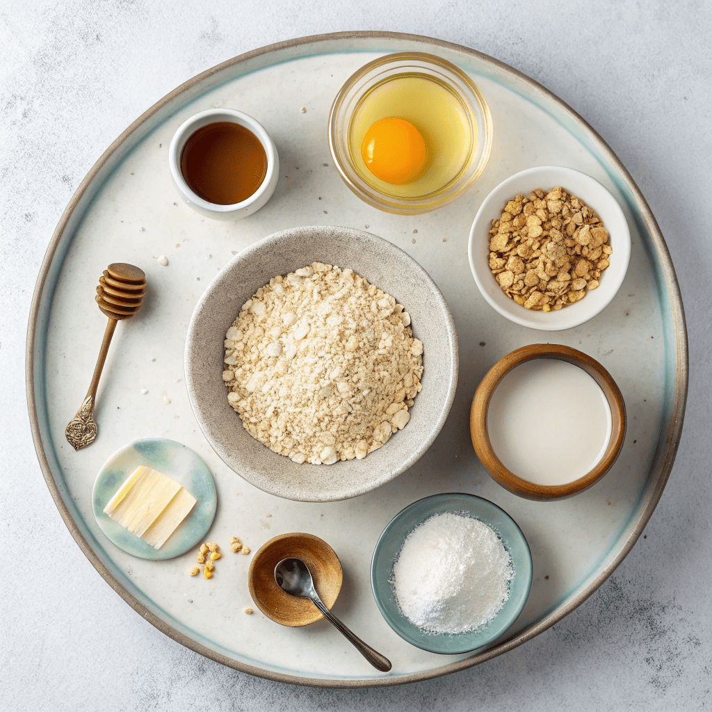 Ingredients for Hearty No-Yeast Bread
