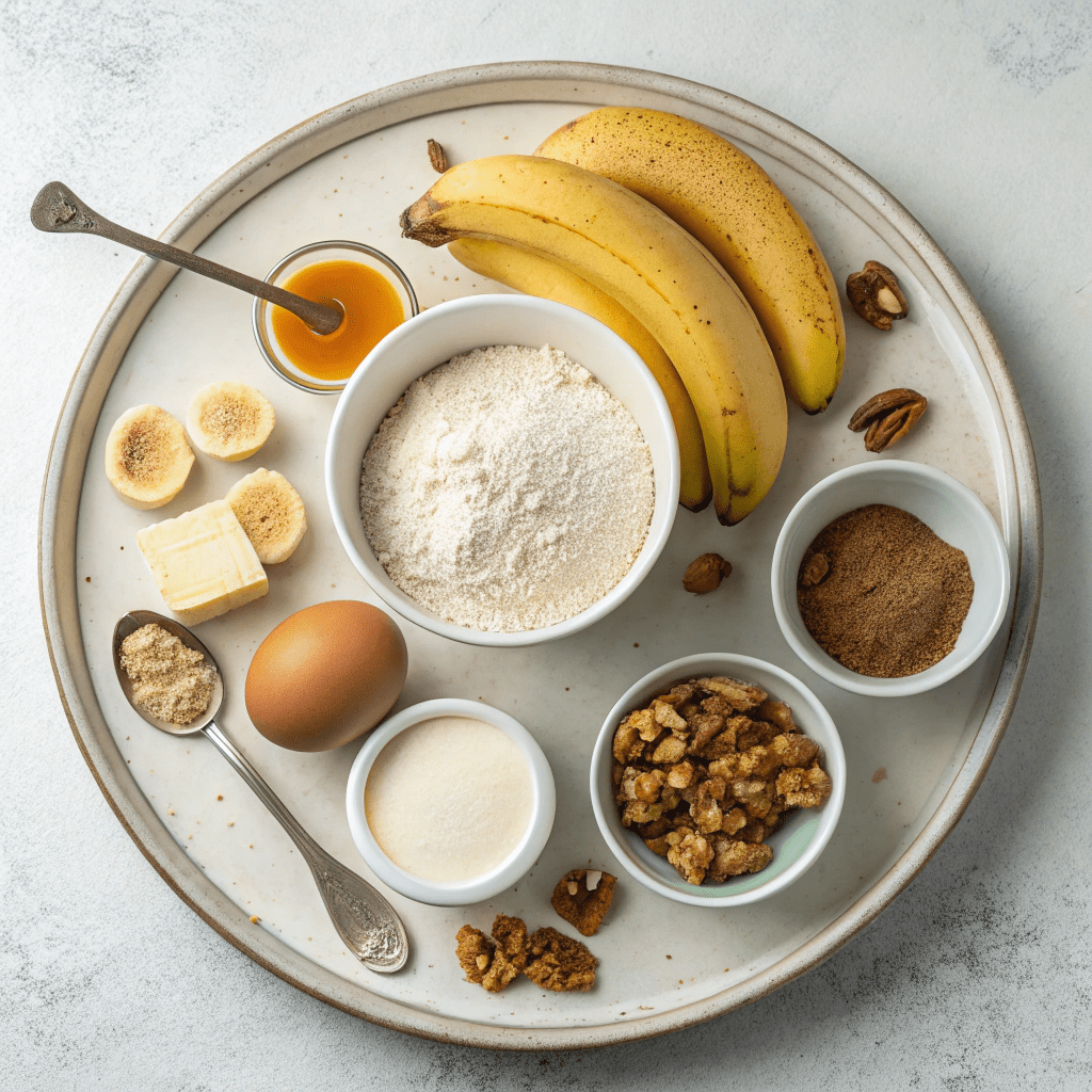What You’ll Need for Mia’s Family Banana Nut Bread