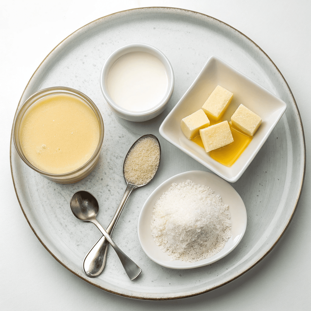 Ingredients for Homemade Whipped Cream