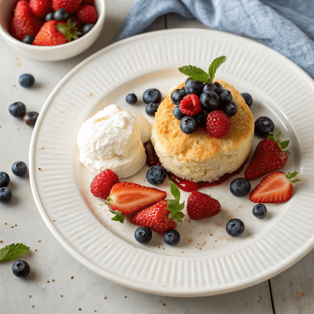 Ingredients for Mixed Berry Shortcake