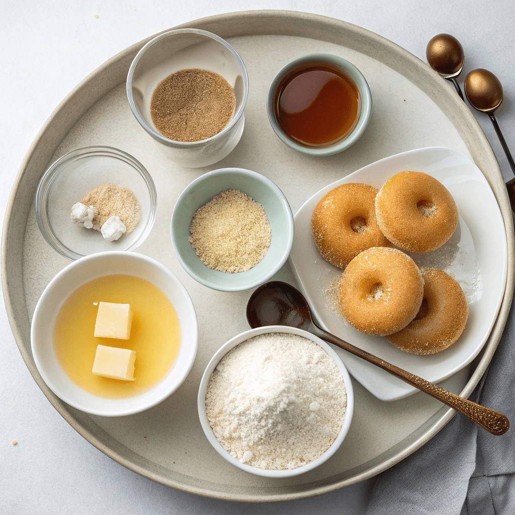 Ingredients for Homemade Maple Bar Donuts