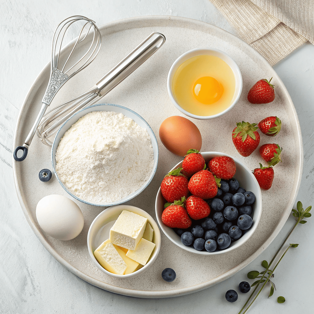 Ingredients for Easy Souffle Pancake