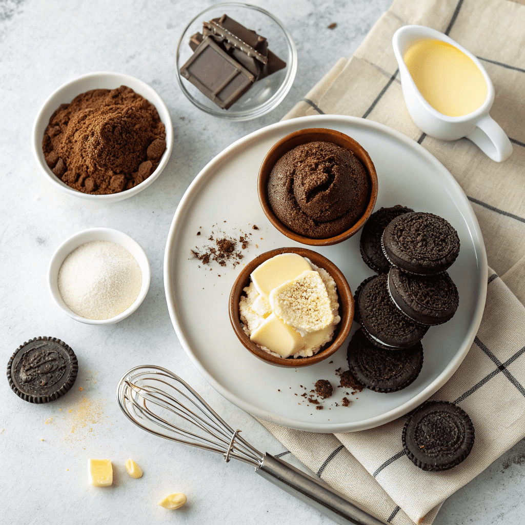 Ingredients for Oreo Cake