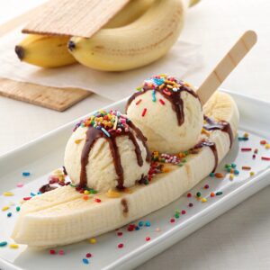 Banana Split Popsicles Recipe