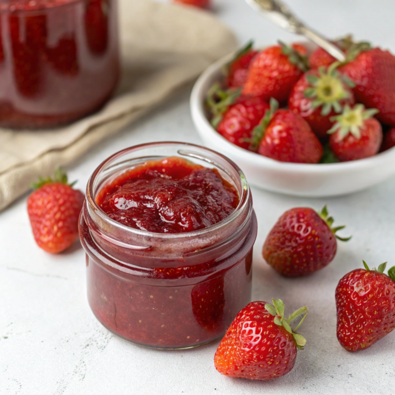 4-Ingredient Classic Strawberry Jam Recipe with Pectin