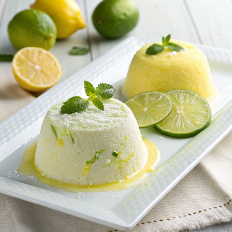 Frozen Lemon and Lime Soufflé Recipe