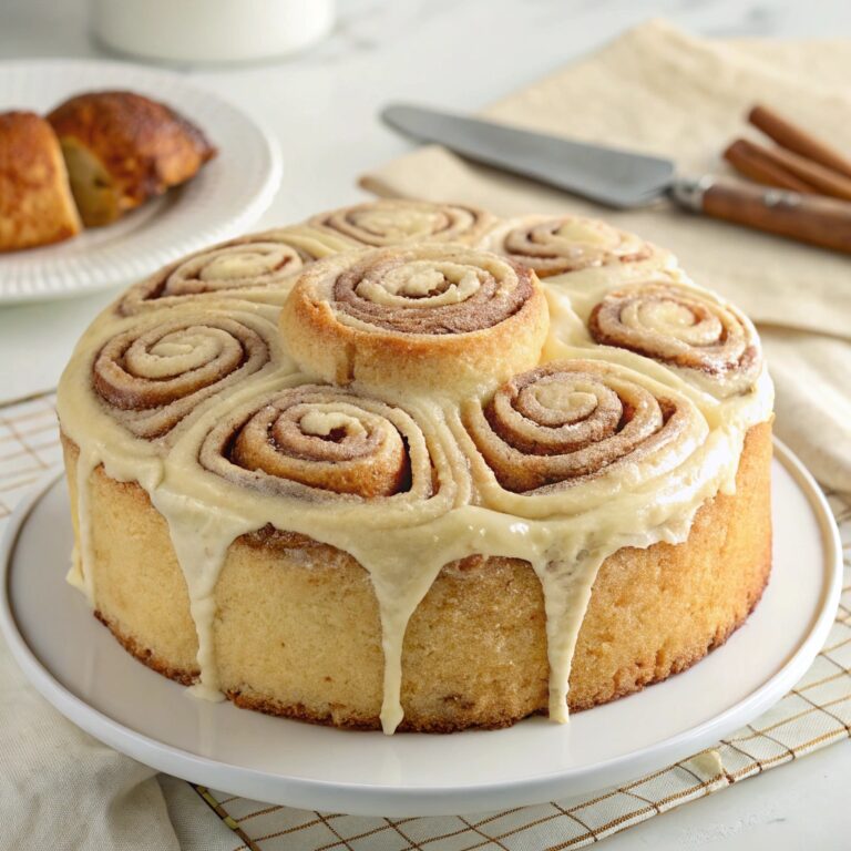 Cinnamon Roll Cake