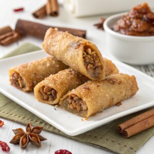 Pecan Pie Egg Rolls Recipe