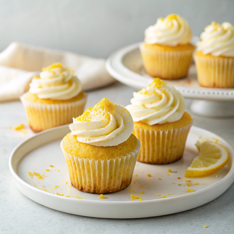 One-Bowl Lemon Cupcakes Recipe