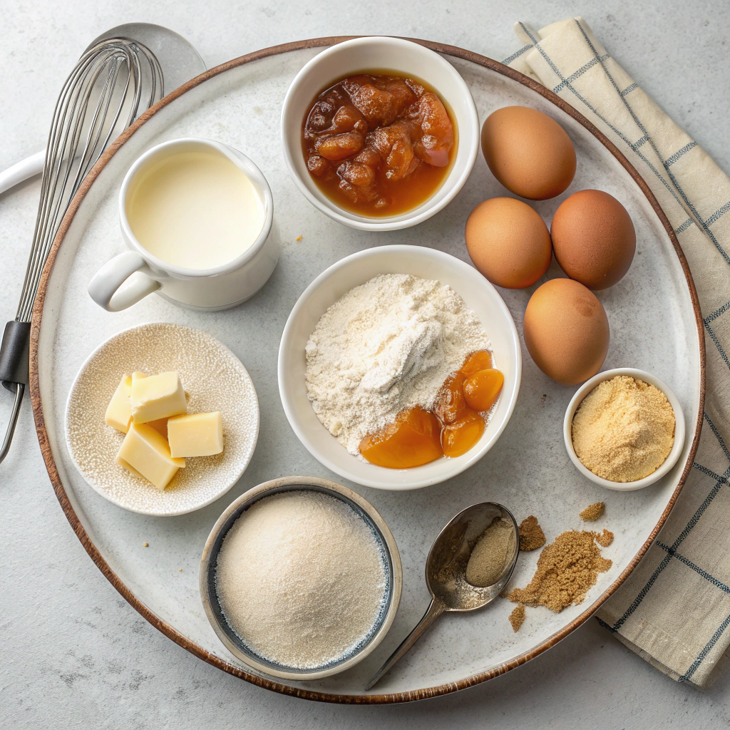 Ingredients for South African Malva Pudding