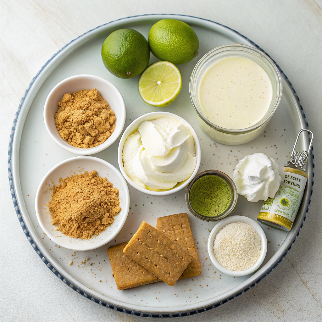 Ingredients for Easy Key Lime Pie