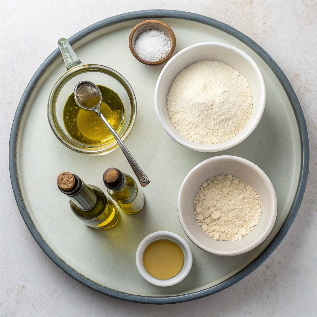 Ingredients for Homemade Matzo Crackers