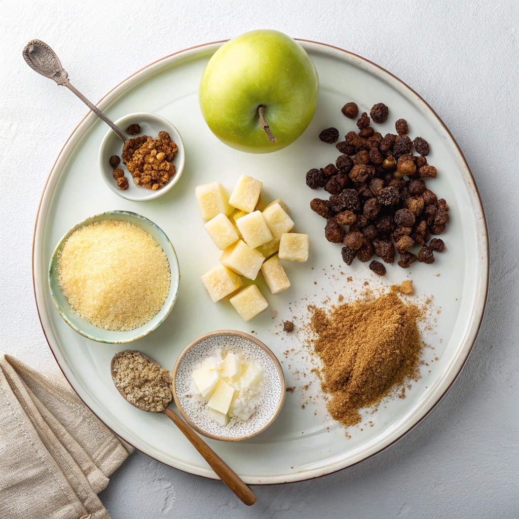 Ingredients for Easy Apple Strudel