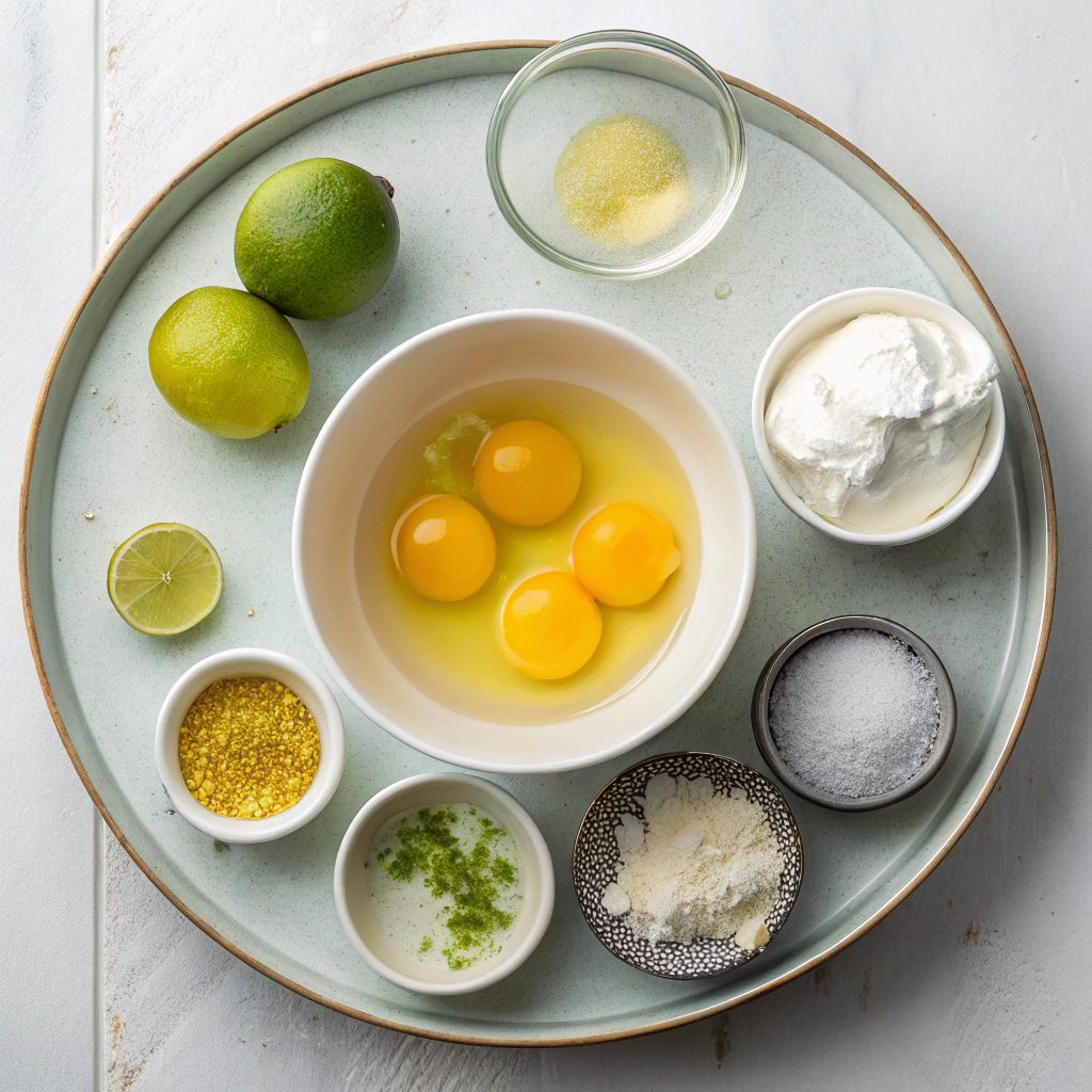 Ingredients for Frozen Lemon and Lime Soufflé