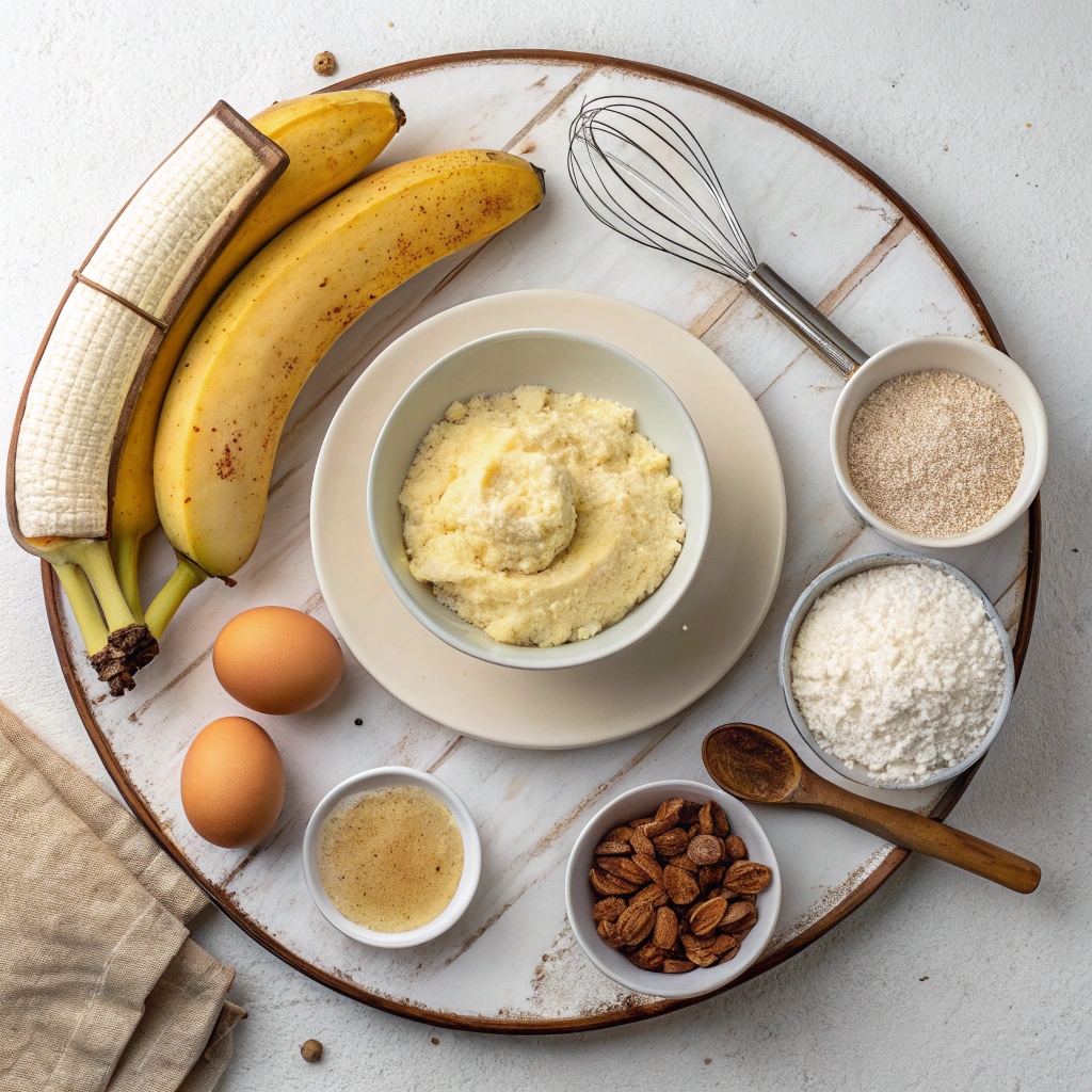 Ingredients for the Best Gluten-Free Banana Bread