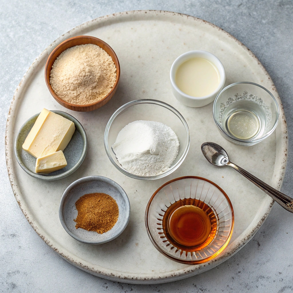 Ingredients for Irish Whiskey Caramel Sauce