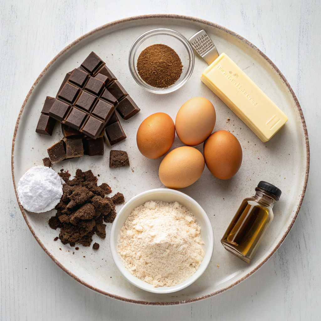 Ingredients for Fudgy 100 Hour Brownies