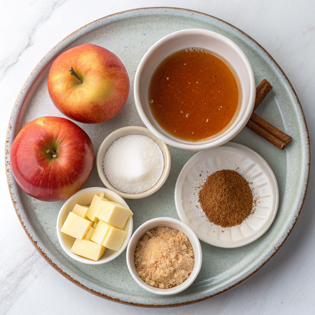 Ingredients for Irresistible Apple Cider Caramels