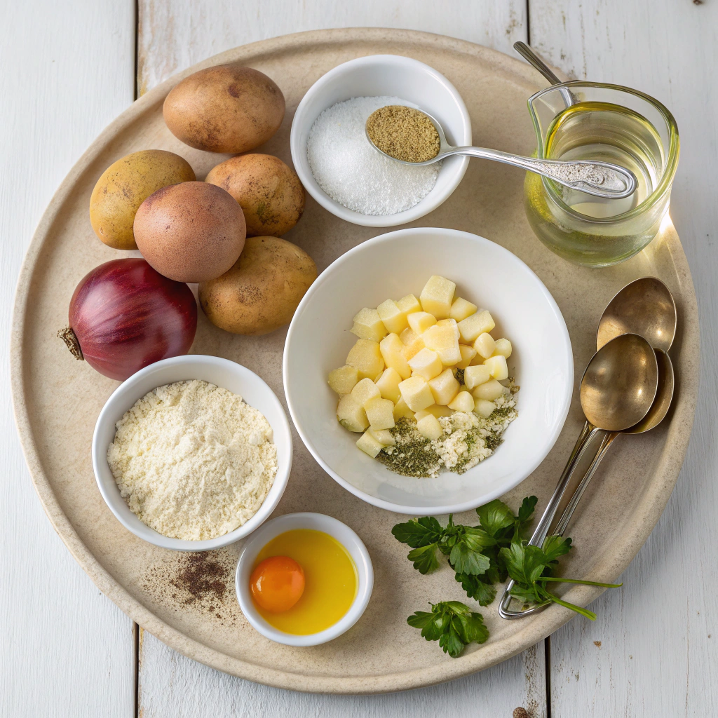 Ingredients for Potato Knish