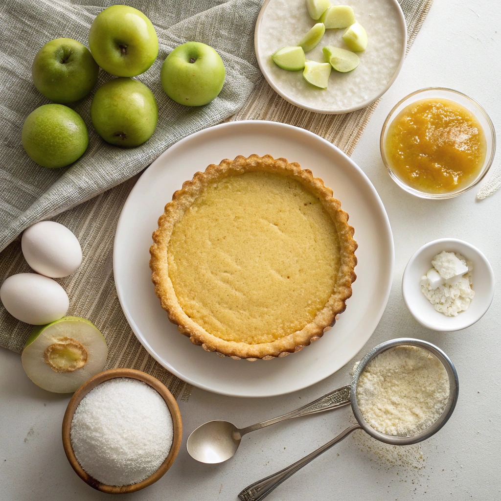 Ingredients for Authentic Irish Apple Amber Pie