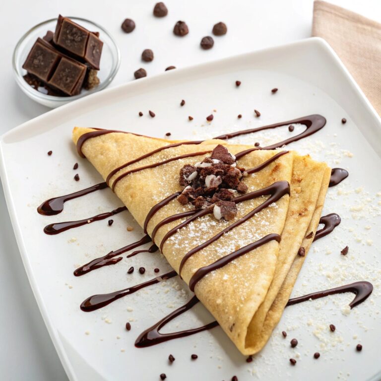 Easy Chocolate Crepe Recipe