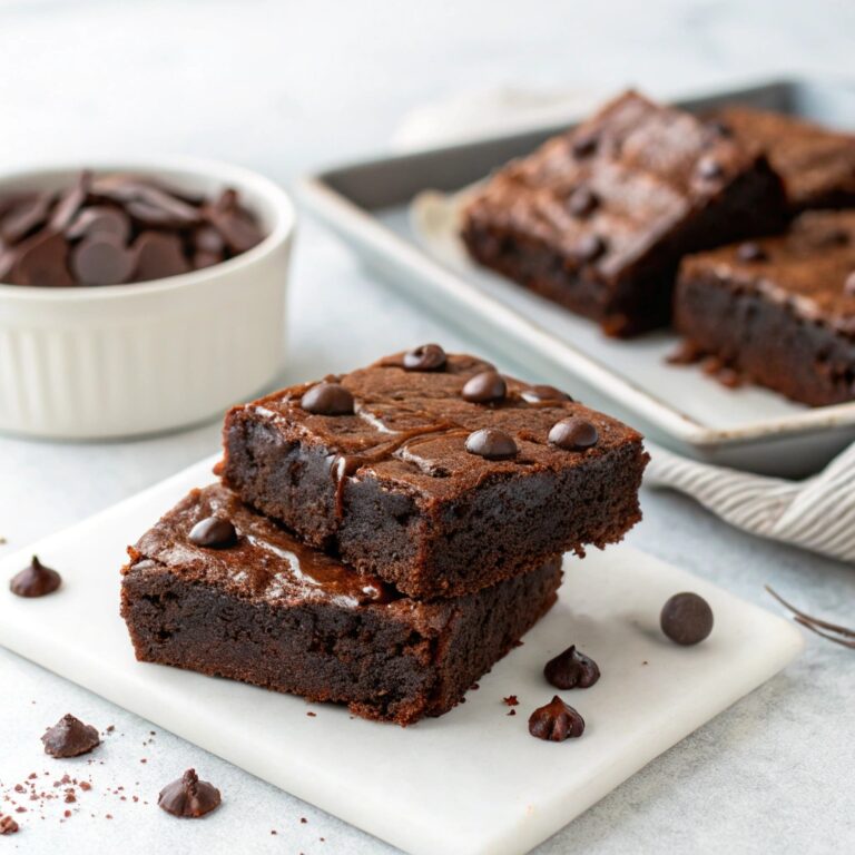 Full Batch Microwave Brownies Recipe