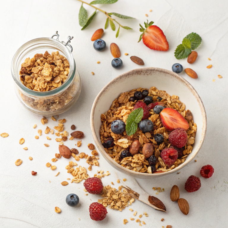 Healthy Granola Recipe (No Refined Sugar)