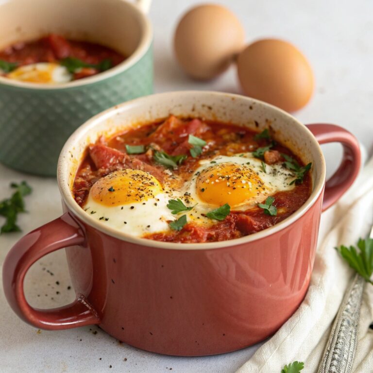 Microwave Shakshuka in a Mug