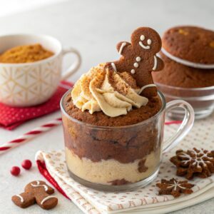 Gingerbread Mug Cake (Egg Free) Recipe