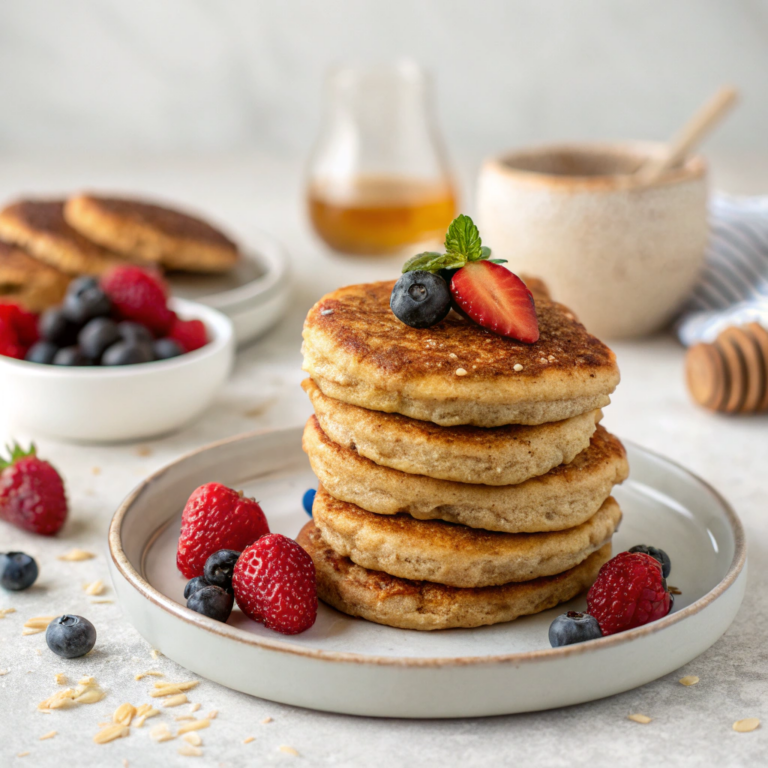 No-Fuss Flourless Oat Pancakes