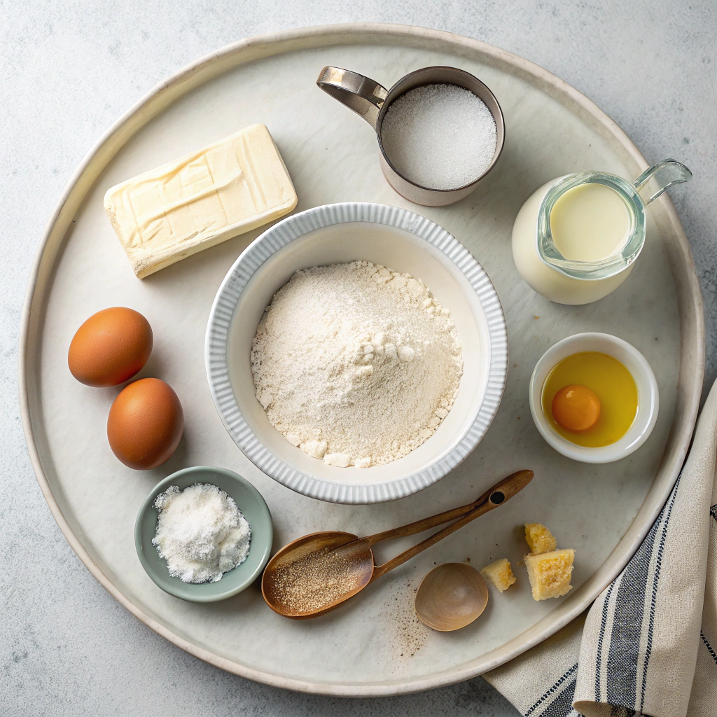 Ingredients for Homemade Soft Pretzels