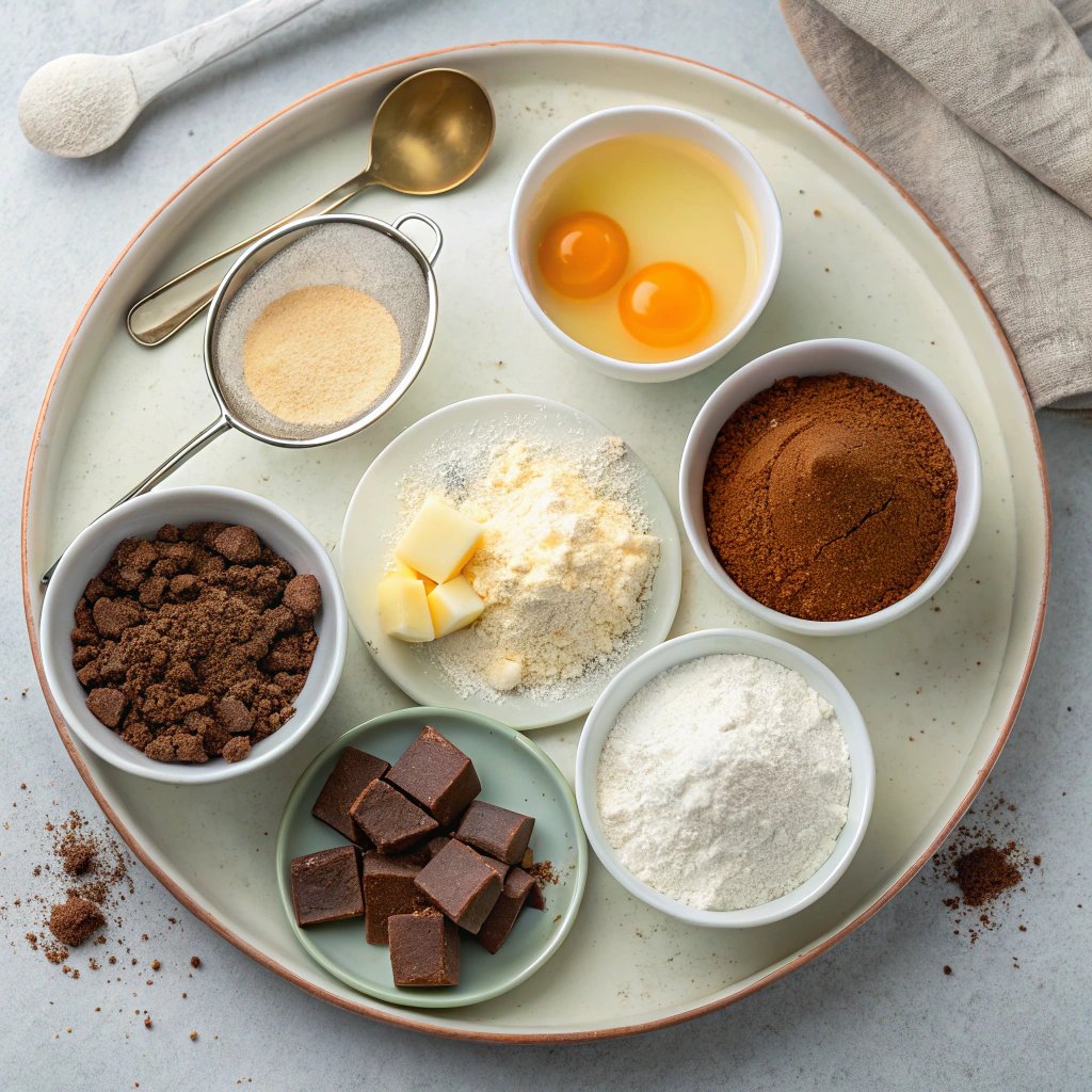 Ingredients for Chocolate Pastry Cream