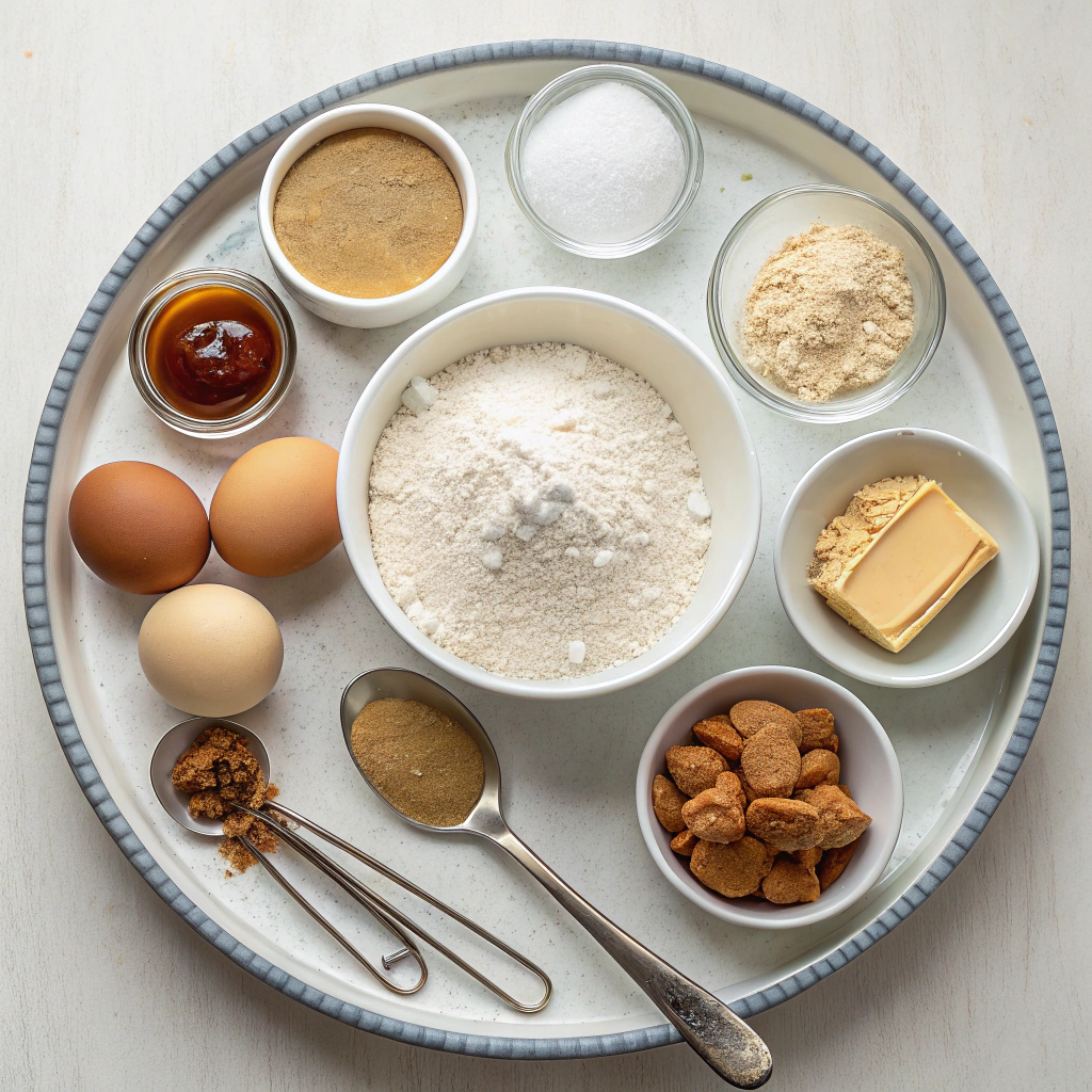 Ingredients for Gemma’s Best-Ever Peanut Butter Cookies