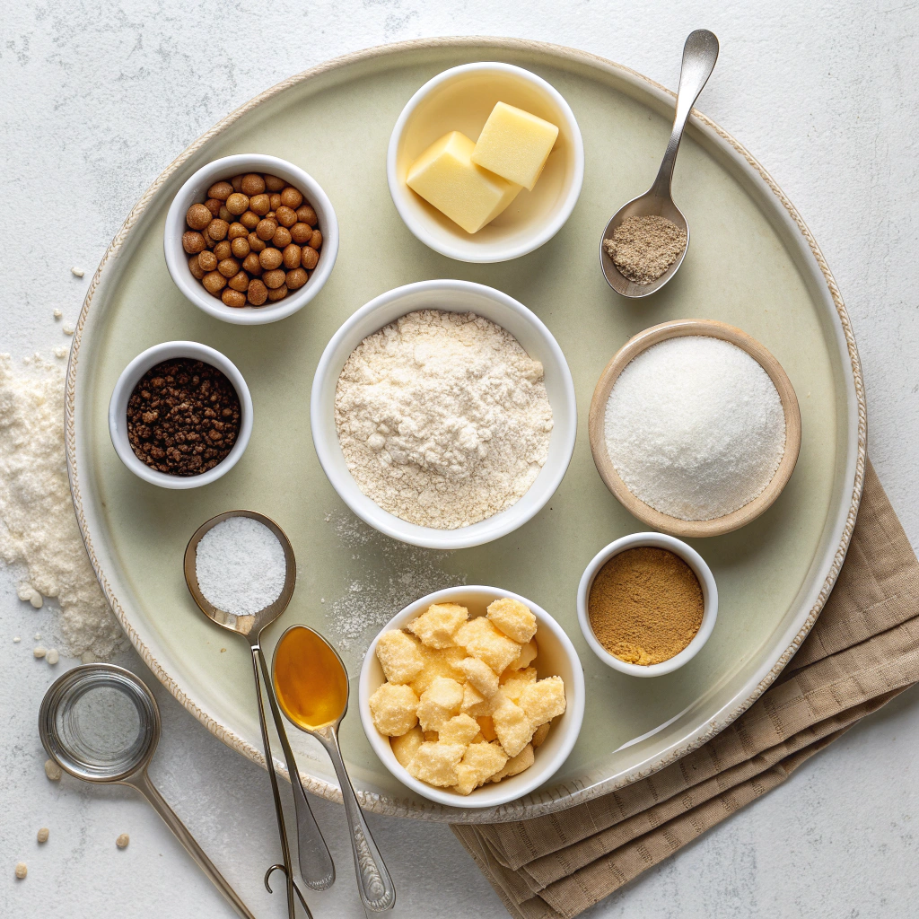 Ingredients for Homemade Saltine Crackers