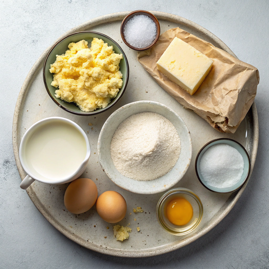 Ingredients for Mashed Potato Dinner Rolls