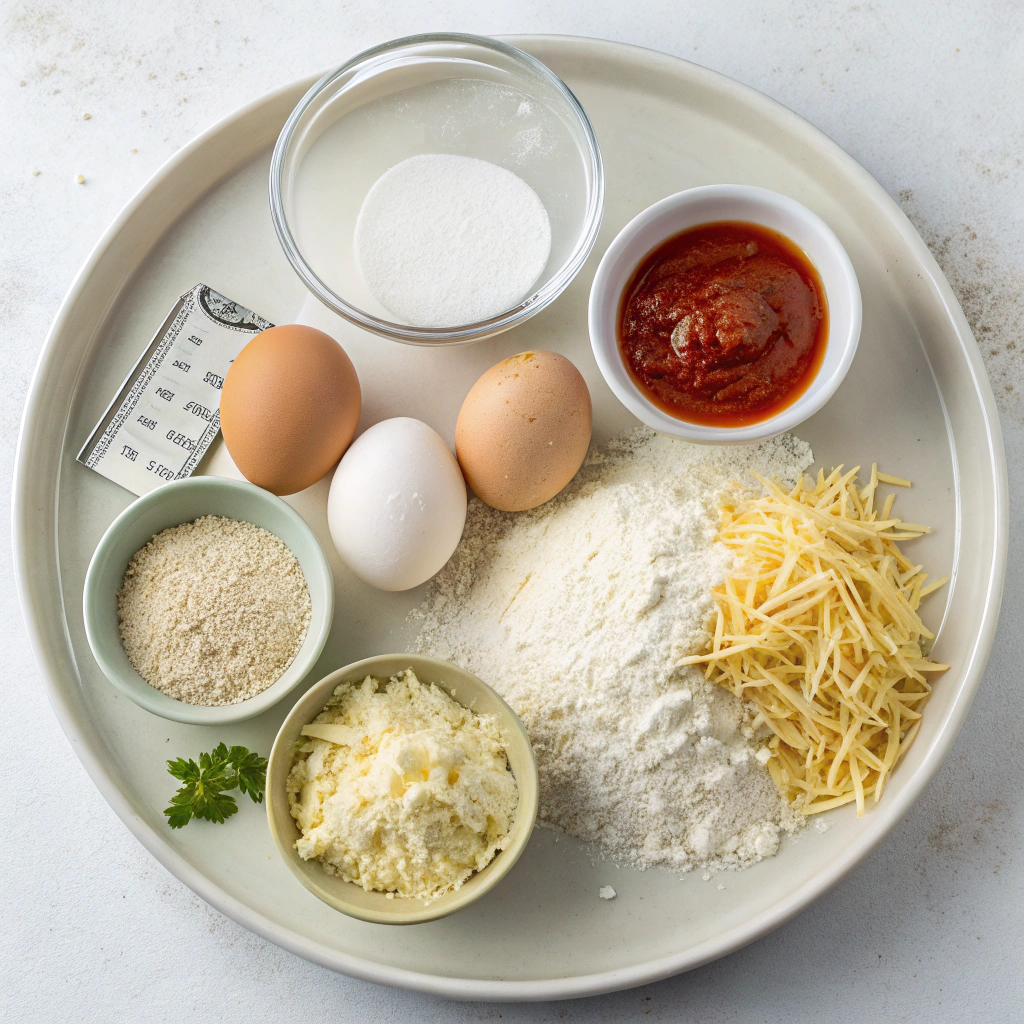 Ingredients for Easy Pizza Cupcakes