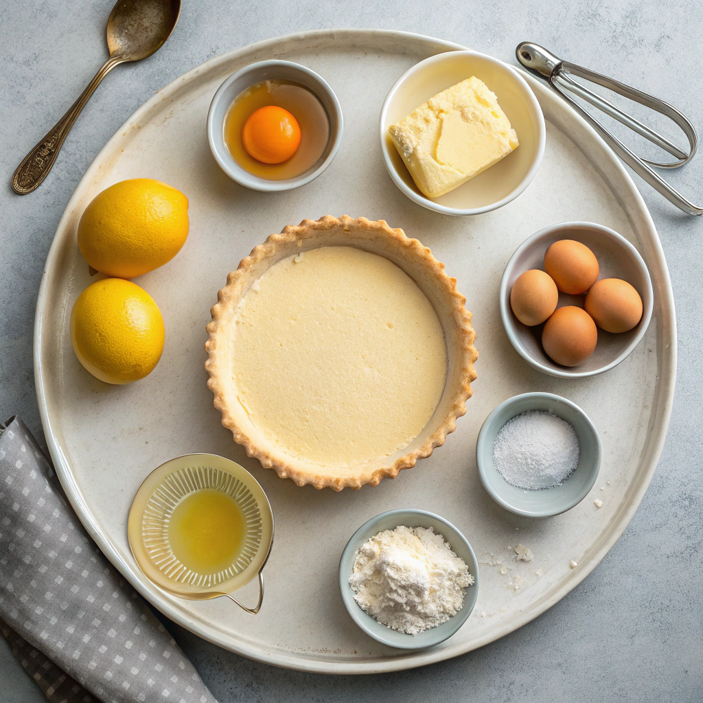 Ingredients for Gemma’s “The Whole Lemon” Tart