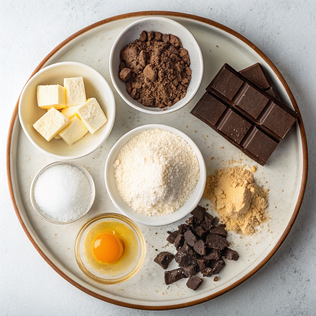 Ingredients for The Internet’s Best Chewy Chocolate Chip Cookies