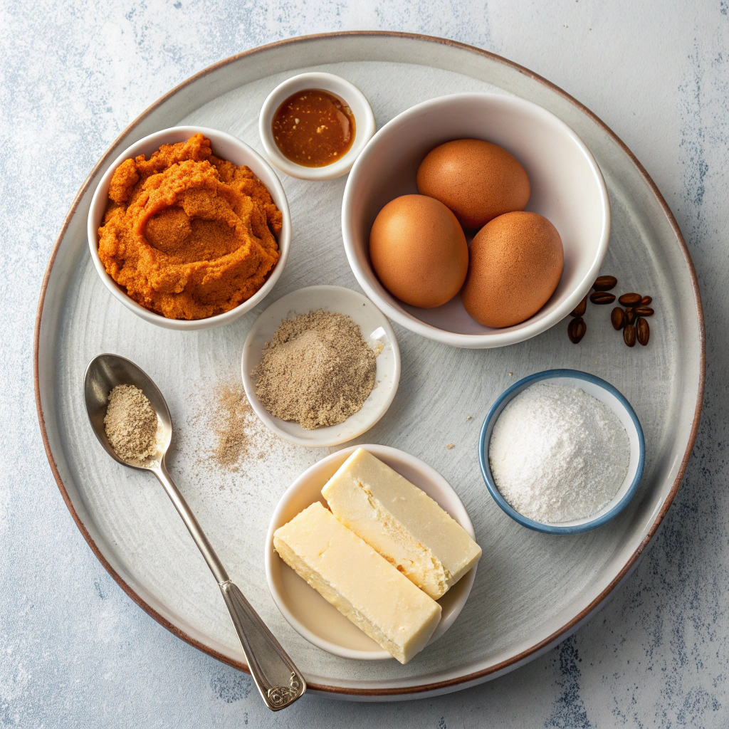 Ingredients for Warm & Comforting Pumpkin Banana Bread
