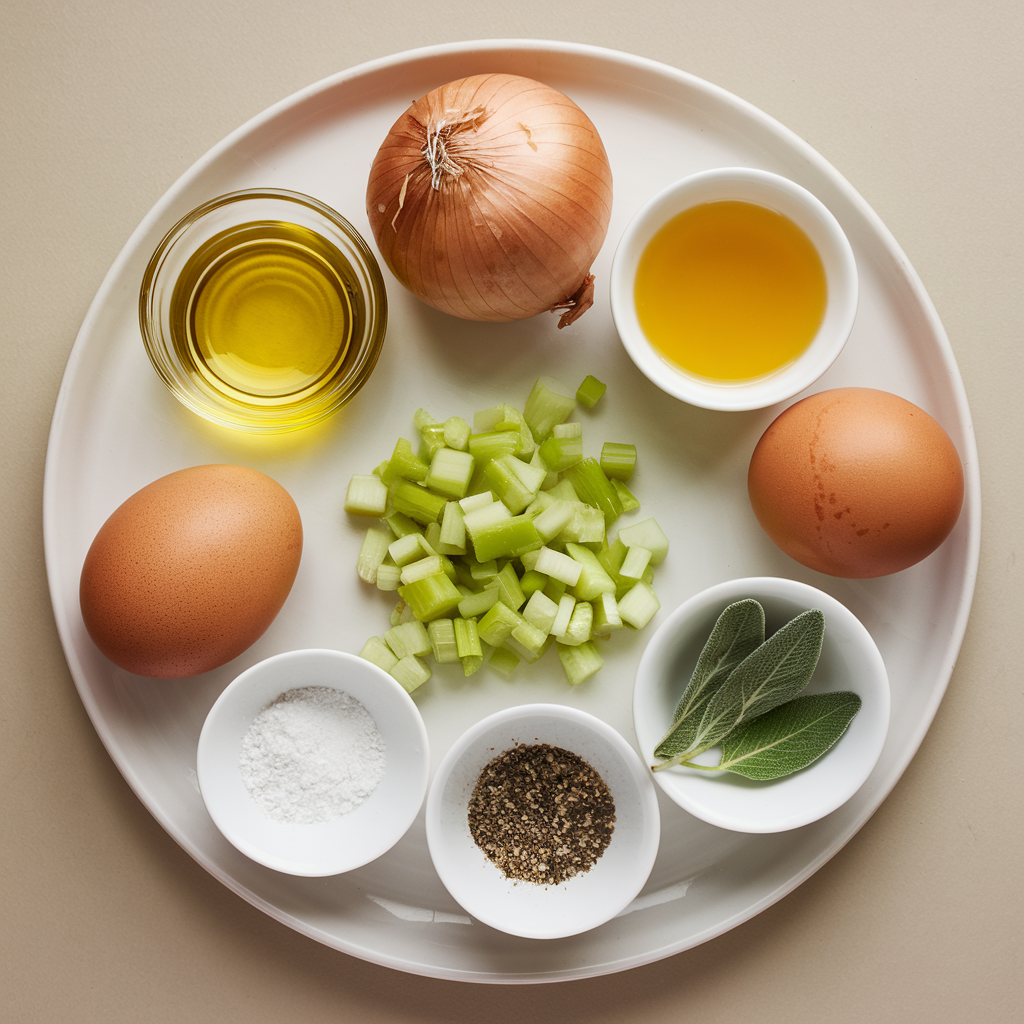 Ingredients for Cornbread Stuffing