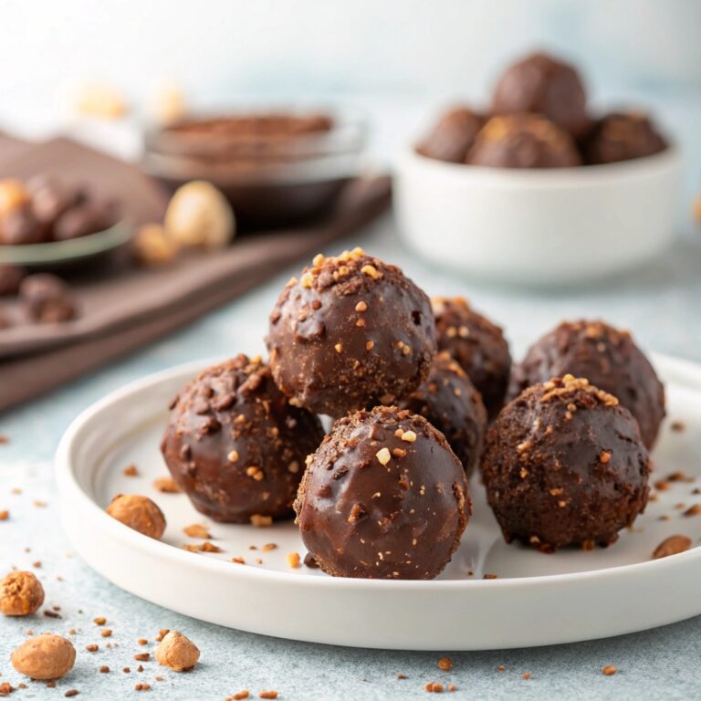 No-Bake Chocolate Hazelnut Balls Recipe